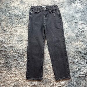 🔹Sonoma Women’s Charcoal High-Rise Straight Leg Ankle Jeans – Size 4